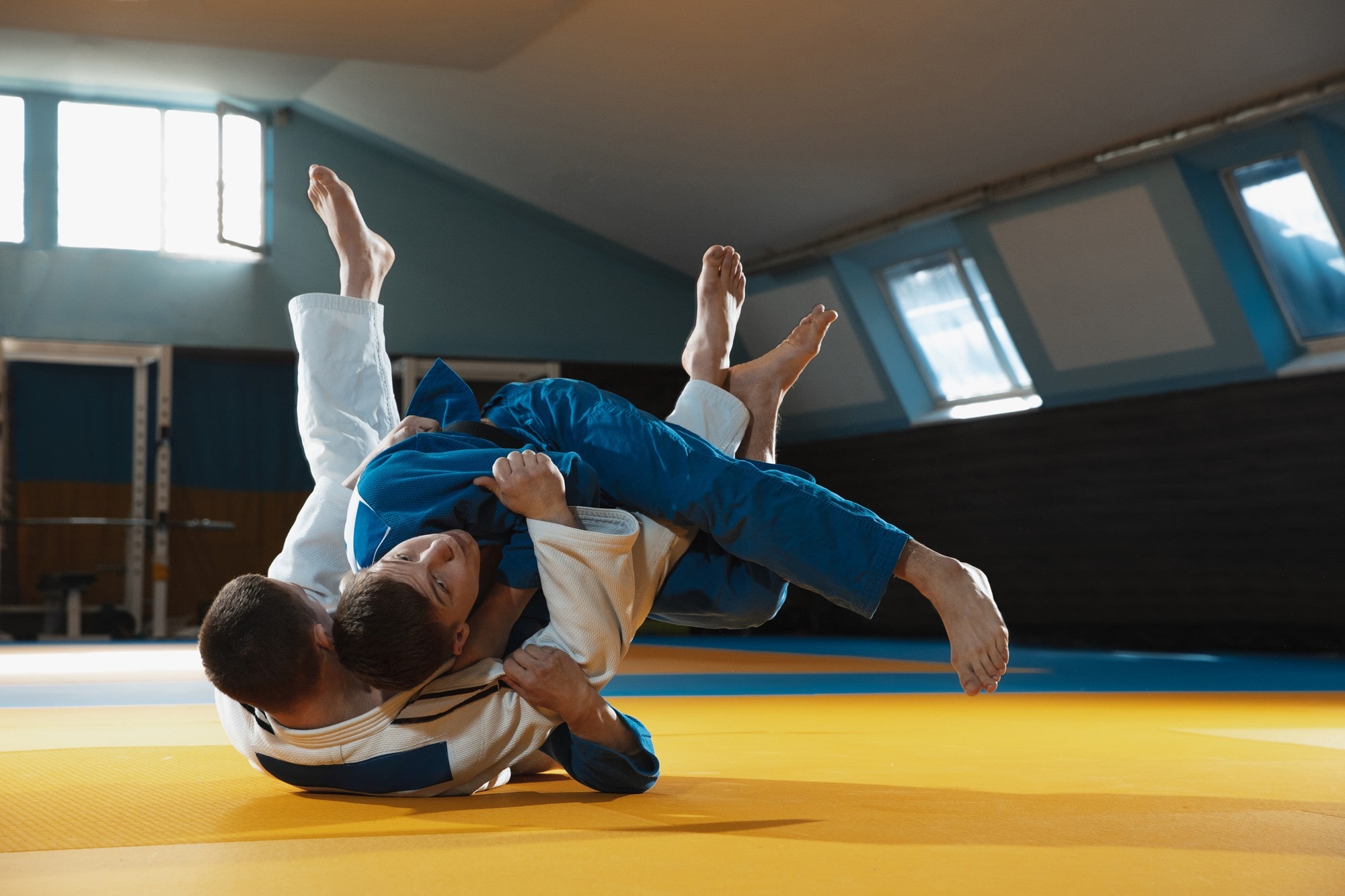 Een aantal effectieve martial-arts op een rij